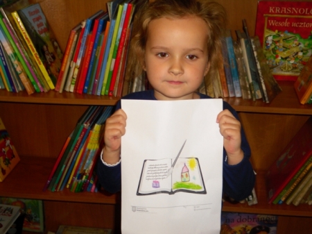 Pierwsza wizyta przedszkolaków w bibliotece - 2015