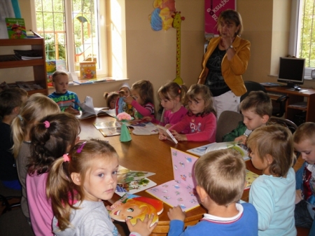 Wizyta przedszkolaków w bibliotece - 2014