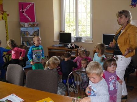 Wizyta przedszkolaków w bibliotece - 2014